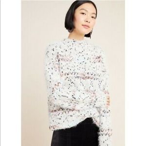 Anthropologie Raga Eyelash Sweater